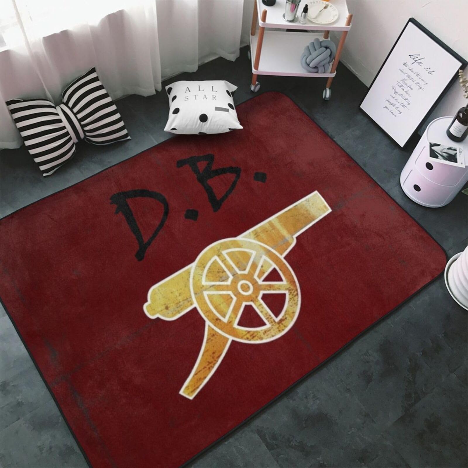 Amazon | アーセナルfc The Gunners カーペット 長方形